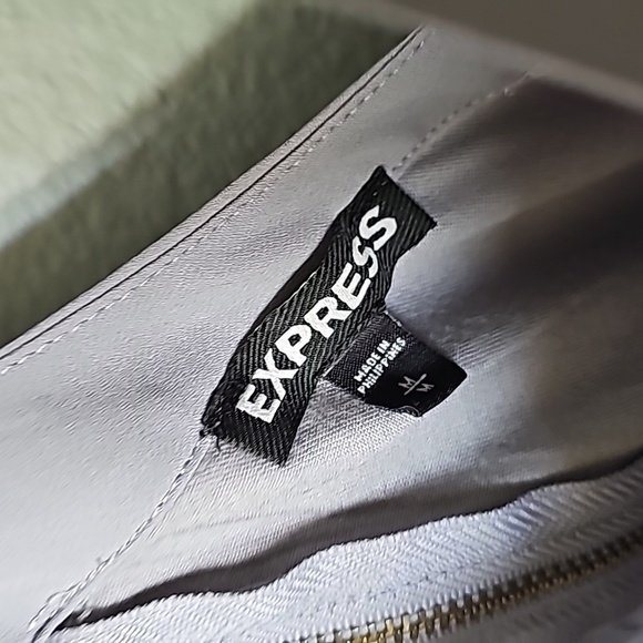 Express gray racerback mixed media tank medium - Picture 5 of 7